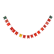 Christmas Paper Banner, assorted